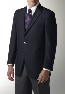 Hart Schaffner Marx Gold Trumpeter Navy Blazer