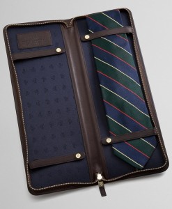 Leather Tie Case by Brooks Brothers