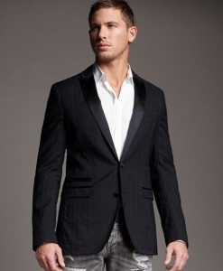 Dolce & Gabbana Striped Dinner Jacket
