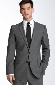 HUGO ‘Aikonen’ Grey Stretch Wool Suit