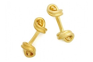 Hallmarked Silver & Gold Cufflinks from Drakes of London