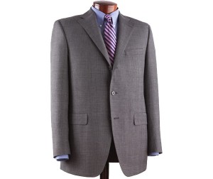 J. Press Pressclusive Grey Merino Sack Suit