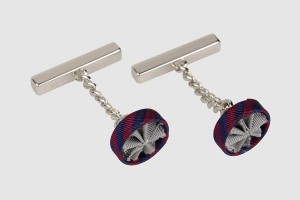 Lanvin Stripe Cufflinks