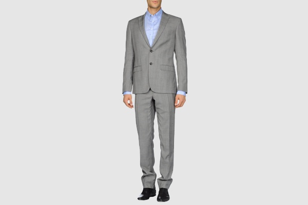 Master Coat Grey Wool Suit
