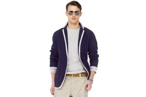 Michael Kors Trimmed Jersey Blazer