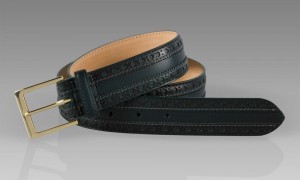 Paul Smith Burnished Brogue Belt