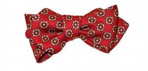Red English Madder Bow Tie by Drakes of London