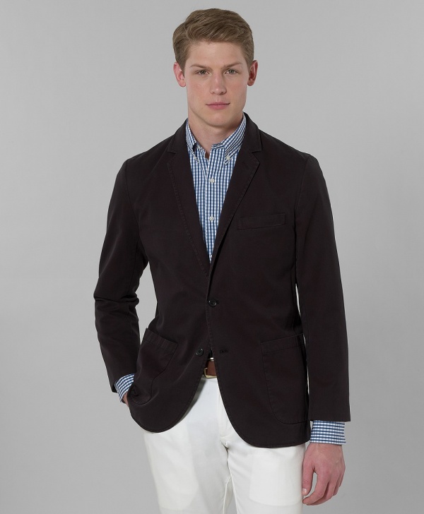 Brooks Brothers Garment-Dyed Unlined Sport Jacket