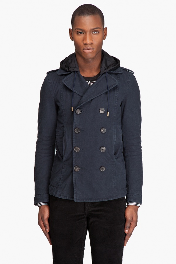 Dsquared2 Hooded Peacoat