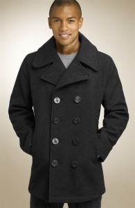Spiewak ‘Dugan’ Wool Blend Peacoat
