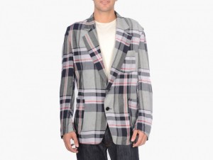 Y’s for Men Yohji Yamamoto Plaid Blazer
