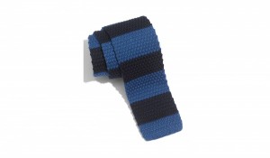 1901 Stripe Skinny Knit Tie