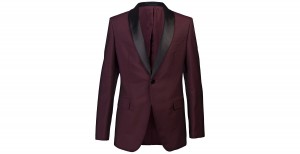 Alexander McQueen Burgundy Dinner Jacket