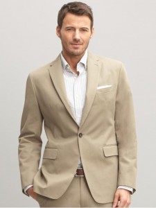 Banana Republic Single Button Chino Suit