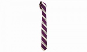 Band of Outsiders Purple Stripe Necktie