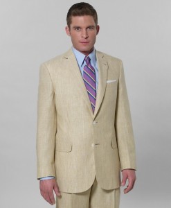 Brooks Brothers Irish Linen Plaid Regent Fit Suit
