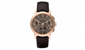 Burberry Large Taupe Dial Chronograph Watch