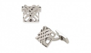 Burberry Open Check Cufflinks