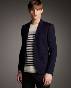 Burberry Prorsum Two-Button Jersey Blazer