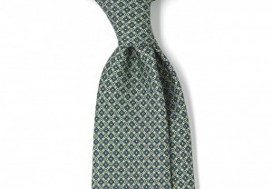 Drakes of London 36oz Printed Foulard 8cm Silk Tie