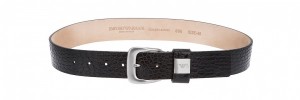 Emporio Armani Crocodile Embossed Belt