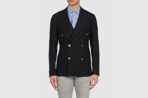 Ferre Double Breasted Virgin Wool Blazer