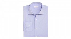 Guy Rover Solid Blue Dress Shirt