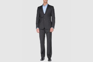 Just Cavalli Wool Pinstripe Suit
