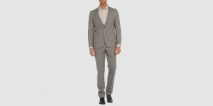 Paoloni Two Button Plaid Suit