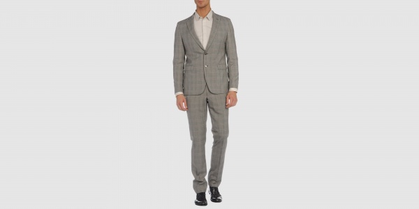 Paoloni Two Button Plaid Suit