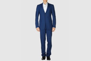 Raf Simons Two Button Blue Suit