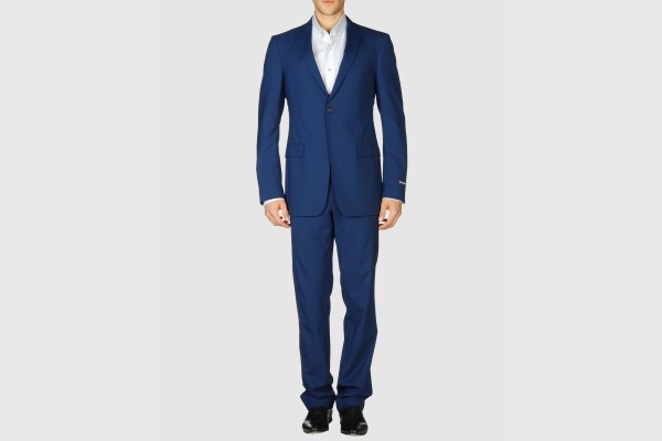 Raf Simons Two Button Blue Suit