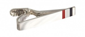 Thom Browne Stripe Tie Bar