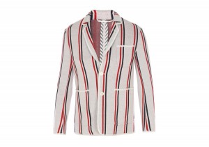 Thom Browne Striped Merino Blazer