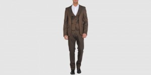 Vivienne Westwood Brown Pinstripe Three Piece Suit