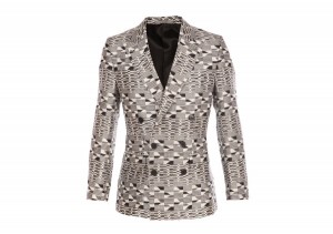 A. Sauvage Kente Evening Jacket