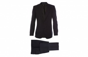 A. Sauvage Navy Mohair Suit