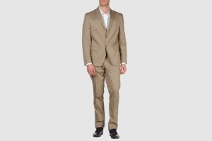 Brian Dales Two Button Camel Suit