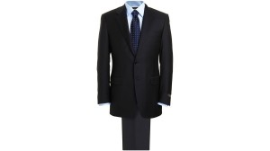 Canali Solid Navy Wool Suit