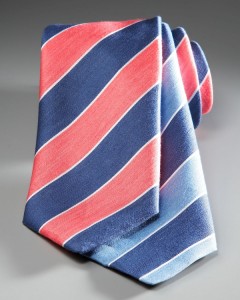 Charvet Rep Stripe Tie