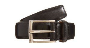 Crockett & Jones Black Leather Dress Belt