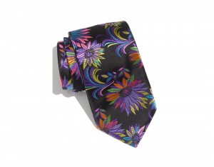 Duchamp ‘Fleuri’ Woven Silk Tie