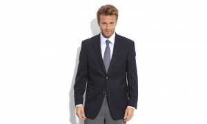 Hart Schaffner Marx ‘Capital Collection’ Navy Wool Blazer