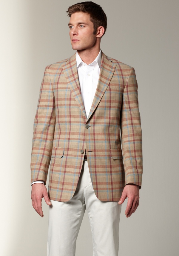 Hart Schaffner Marx Spring Madras Sportcoat