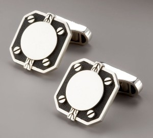 John Hardy Dot Deco Square Cufflinks
