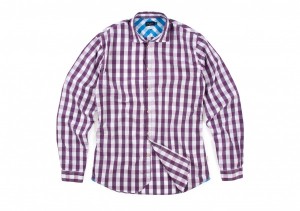 Paul Smith Purple Gingham Slim Fit Shirt