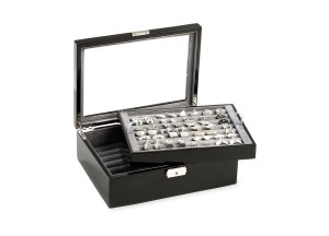 Ravi Ratan Pull Top Tray Oak Cufflink Box
