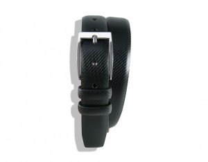 Trafalgar ‘Newport’ Embossed Leather Belt