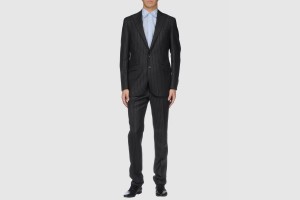 Trend Corneliani Grey Pinstripe Suit