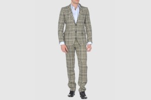 U-NI-TY Plaid Linen Suit